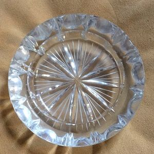 Crystal contemporary ashtray cigar cigarettes cat